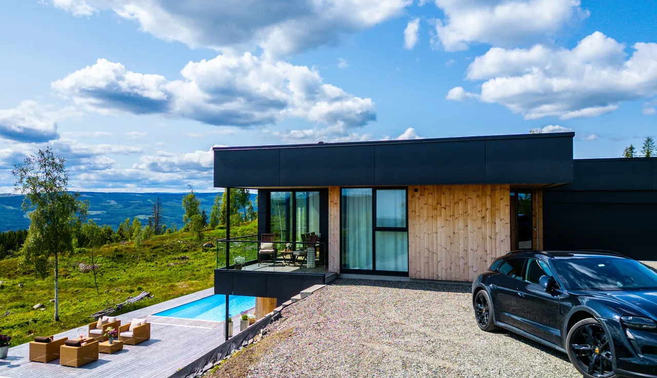 Urbanhus funkishus bygget av Snø Eiendom